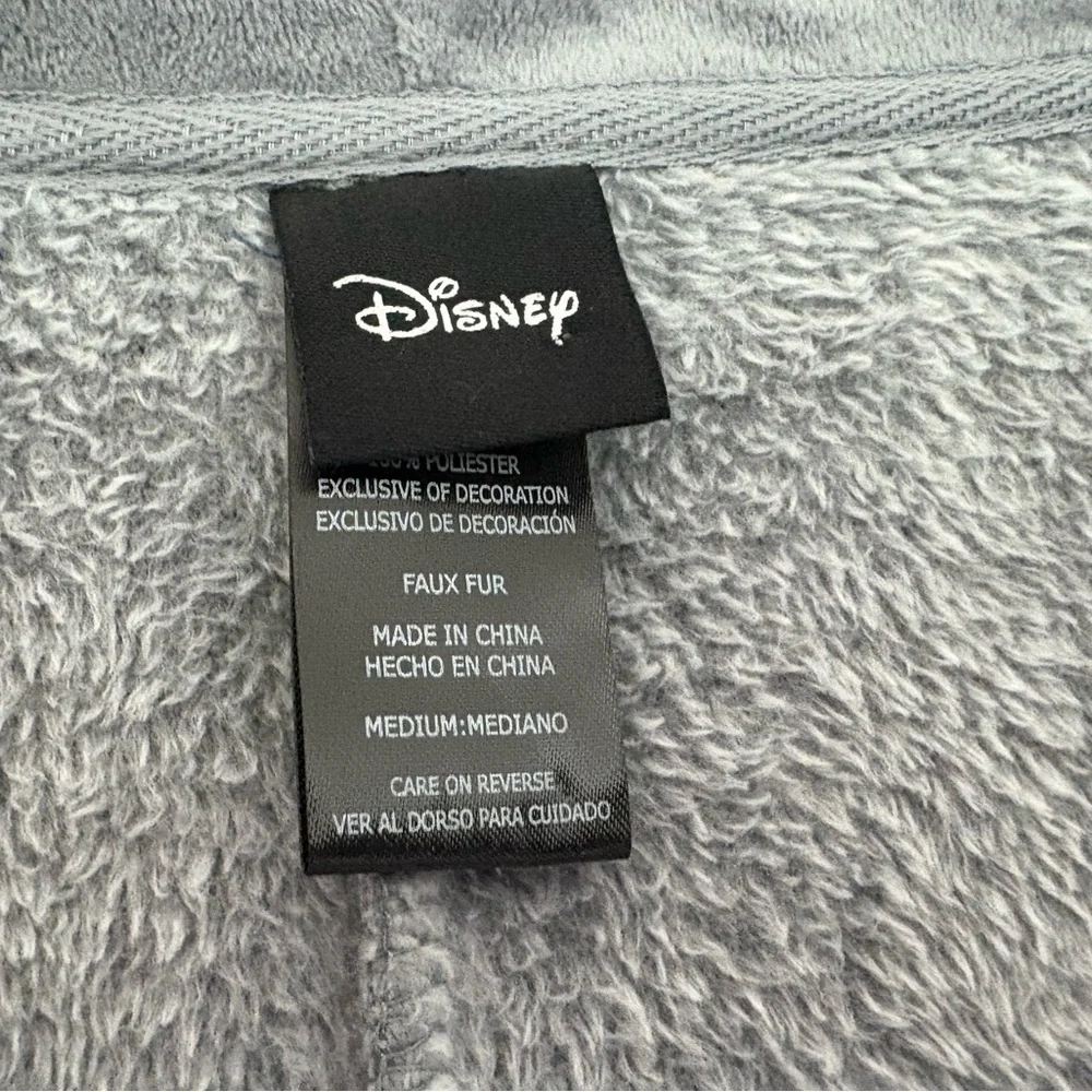 NWT Disney Midweight Women's Hooded Mickie & Minnie Onesie Lounge/Pajama M - Picture 7 of 8